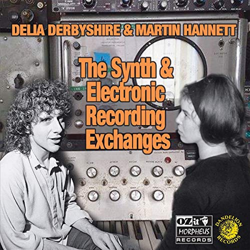Album cover featuring Delia Derbyshire and Martin Hannett beside synthesizers.