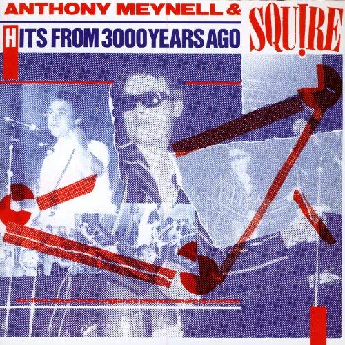 Vinyl album cover: "Hits From 3000 Years Ago" with portrait and red shapes.
