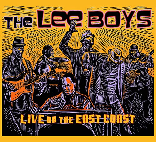 Vintage-style album cover depicting a Black band playing instruments.