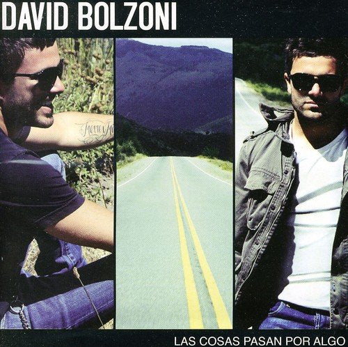CD cover with portraits of a man and a long, straight road.