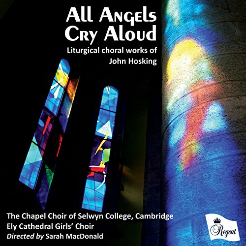 "CD cover featuring stained glass window with colorful light reflections on a stone wall."