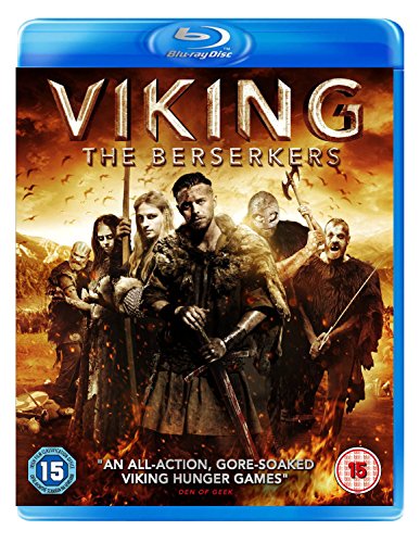 Blu-ray cover for "Viking: The Berserkers" featuring warriors in battle.