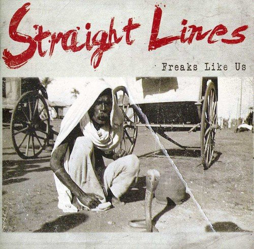 A sepia-toned album cover featuring a man crouching beside a rickshaw.