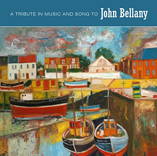 CD cover featuring a colorful, impressionistic painting of a harbor scene.