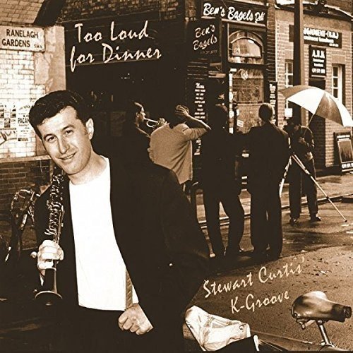 Sepia-toned CD cover featuring a jazz musician with his saxophone.