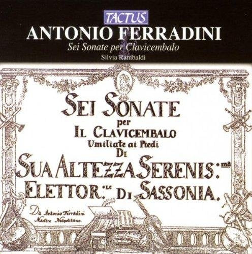 "CD cover with ornate, black and white illustration and Italian text on a white background."