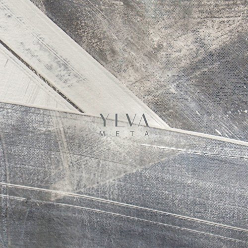 CD cover for Ylva - Meta, with abstract gray and white lines.
