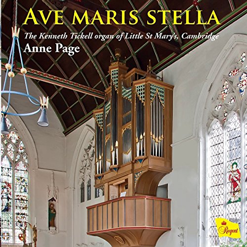 "CD cover featuring a church organ with stained glass windows and vaulted ceiling."