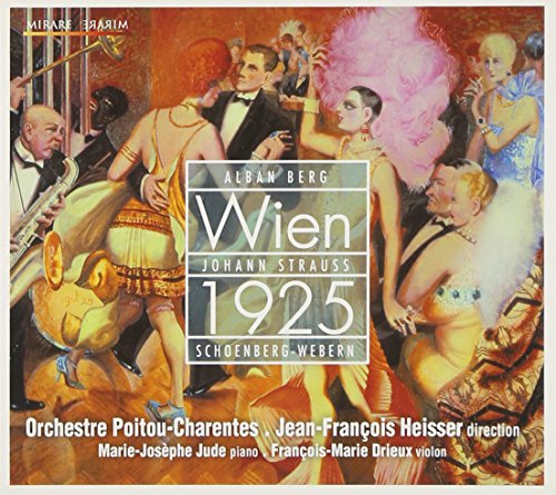 CD cover depicting a 1920s Viennese ballroom scene with text “Wien 1925”.