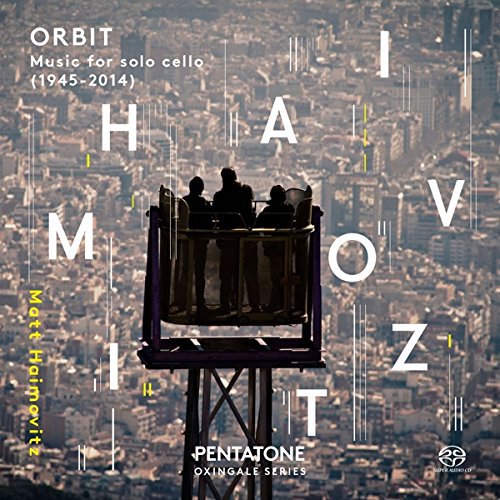 "CD cover featuring people on a platform with cityscape background and white text overlay."