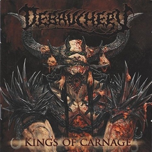 CD cover: demonic figure with horns, spikes, and the band name "Debauchery".