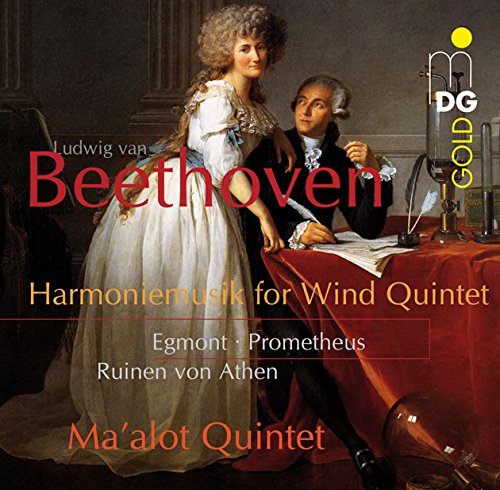 "CD cover featuring a painting of a man and woman in 18th-century attire."