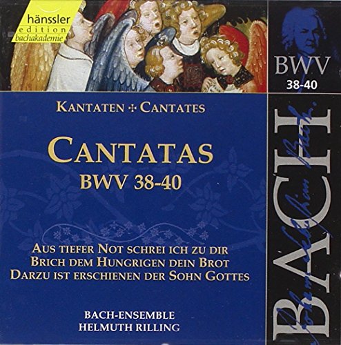 CD cover for Bach cantatas, BWV 38-40, featuring Renaissance art.