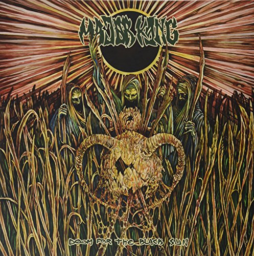 Album cover for Major Kong’s “Doom For The Black Sun” with skull and figures.