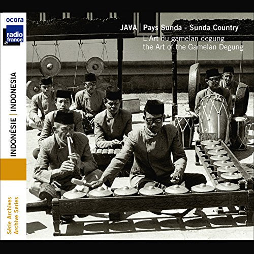 CD cover featuring Javanese musicians playing traditional gamelan instruments.