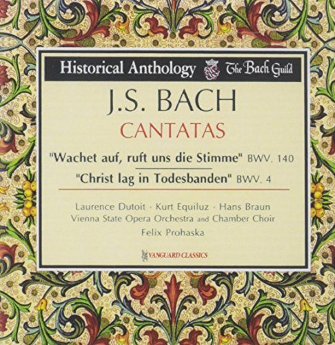 CD cover for J.S. Bach cantatas performed by Vienna State Opera Orchestra.