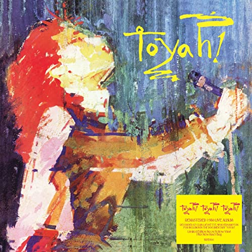 Painted album cover for Toyah’s “Toyah! Toyah! Toyah!” vinyl record.