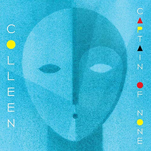 Captain of None" CD cover: blue face with geometric shapes and text.
