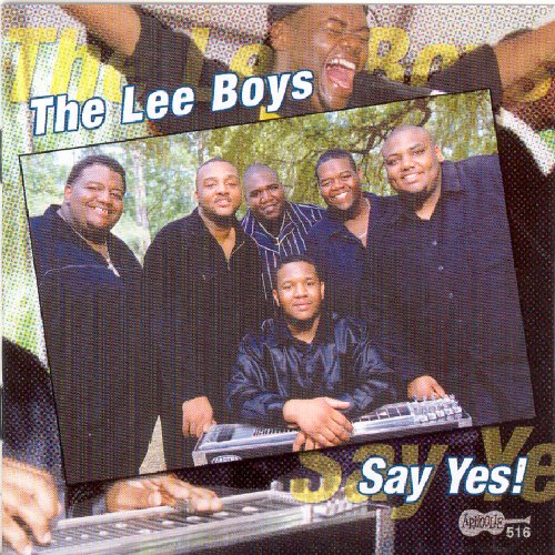 "CD cover featuring a group of men, some playing keyboards, in black clothing."