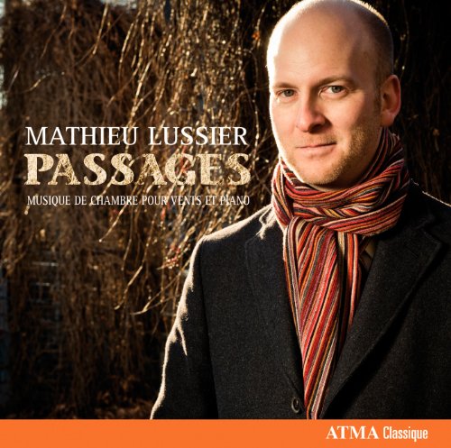 "Album cover featuring a man in a coat and striped scarf, outdoors."