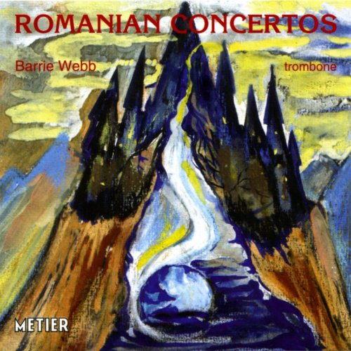 CD cover: abstract painting of trees and a winding river.