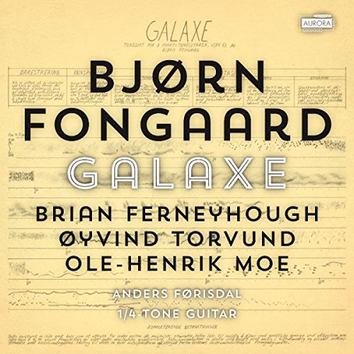 "Yellow album cover with musical notes and text listing the artist and song title."