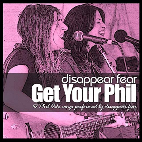 CD cover featuring two singers with a microphone and guitar.