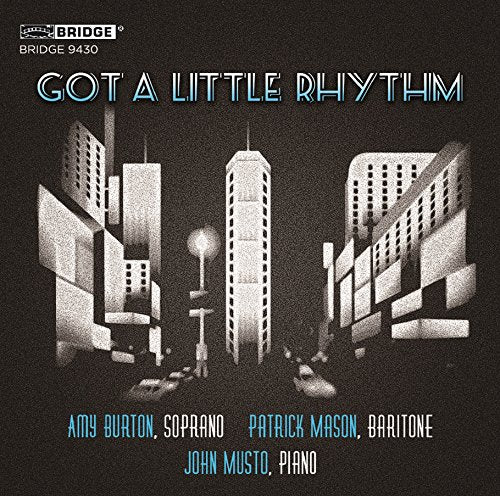 "Album cover with cityscape illustration and artist names on a black background."
