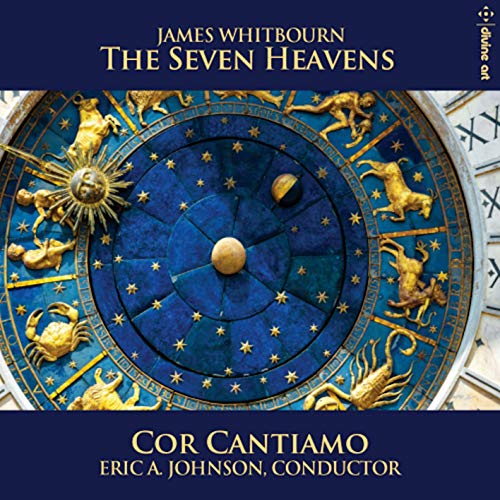 "CD cover featuring a blue astrological clock with gold zodiac figures and stars."