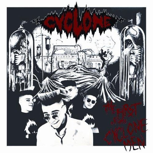 CD cover for Cyclone, featuring shadowy figures and gothic architecture.