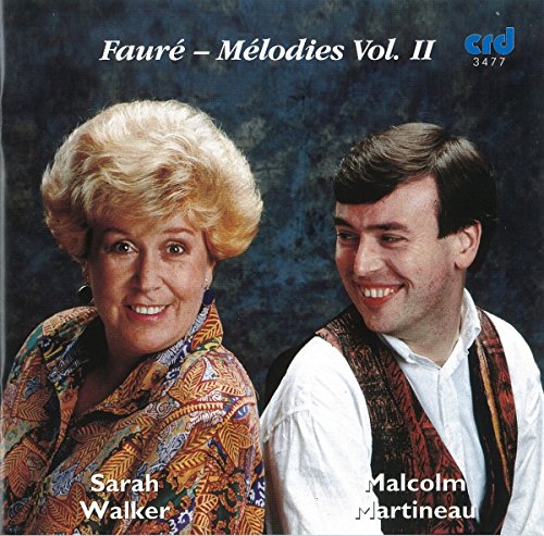 CD cover with a man and woman, titled "Fauré - Mélodies Vol. II".