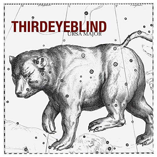 "Album cover with a bear illustration and red text 'Third Eye Blind Ursa Major'."
