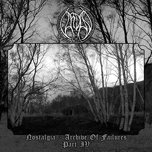 Black and white CD cover with a forest scene and ornate logo.