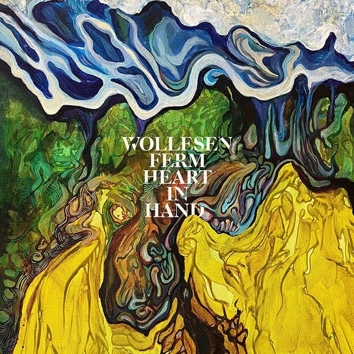 CD cover art: abstract painting of figures and swirling blue waves.