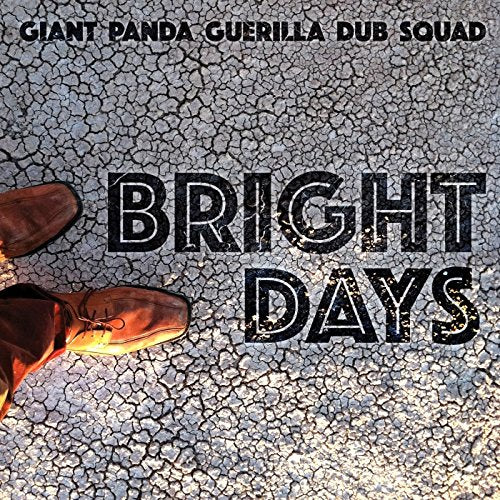 "CD cover art with 'Bright Days' text and cracked dry ground background."