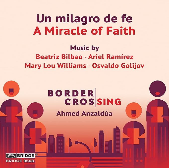 CD cover for "Border Crossing - Un Milagro De Fe" with silhouetted figures.