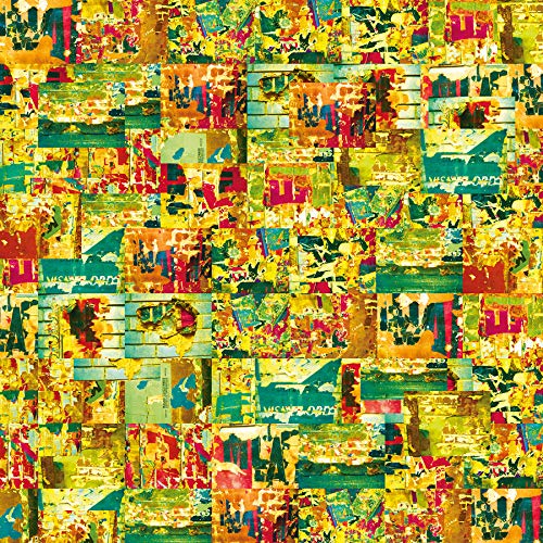 The image depicts a vibrant, abstract mosaic artwork featuring a diverse array of colors and shapes. For accessibility purposes, a suitable alt text could be: "Colorful abstract mosaic artwork with various shapes and hues."