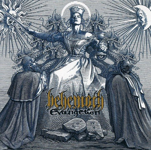 "Album cover featuring a black and white illustration of a woman surrounded by figures."