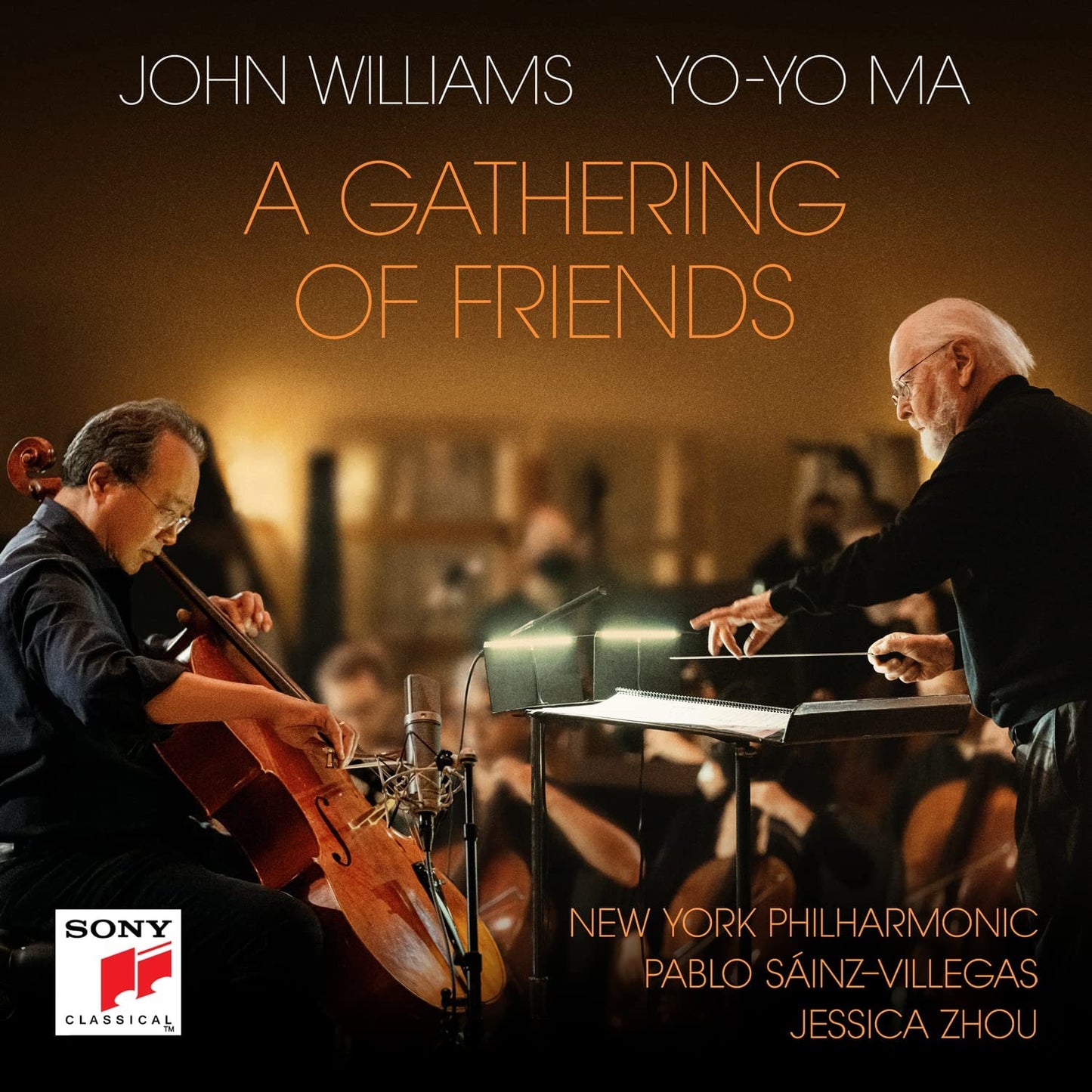 CD cover featuring John Williams conducting with Yo-Yo Ma playing cello.