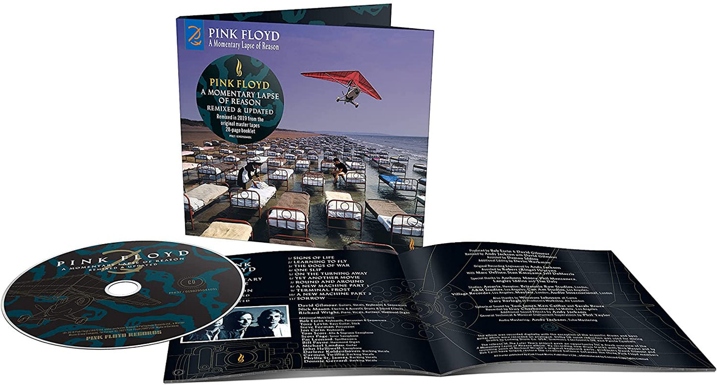 CD case with booklet and disc, featuring a red airplane image on the cover.