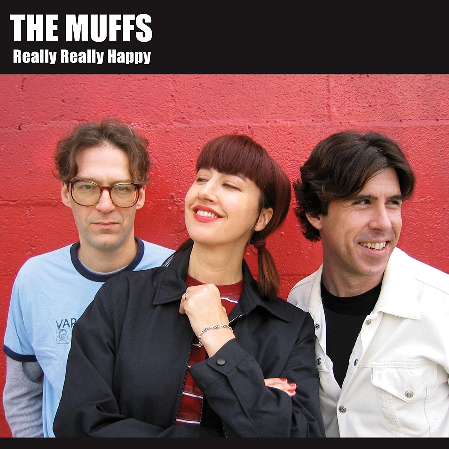 CD cover for The Muffs’ “Really Really Happy” featuring a band portrait.