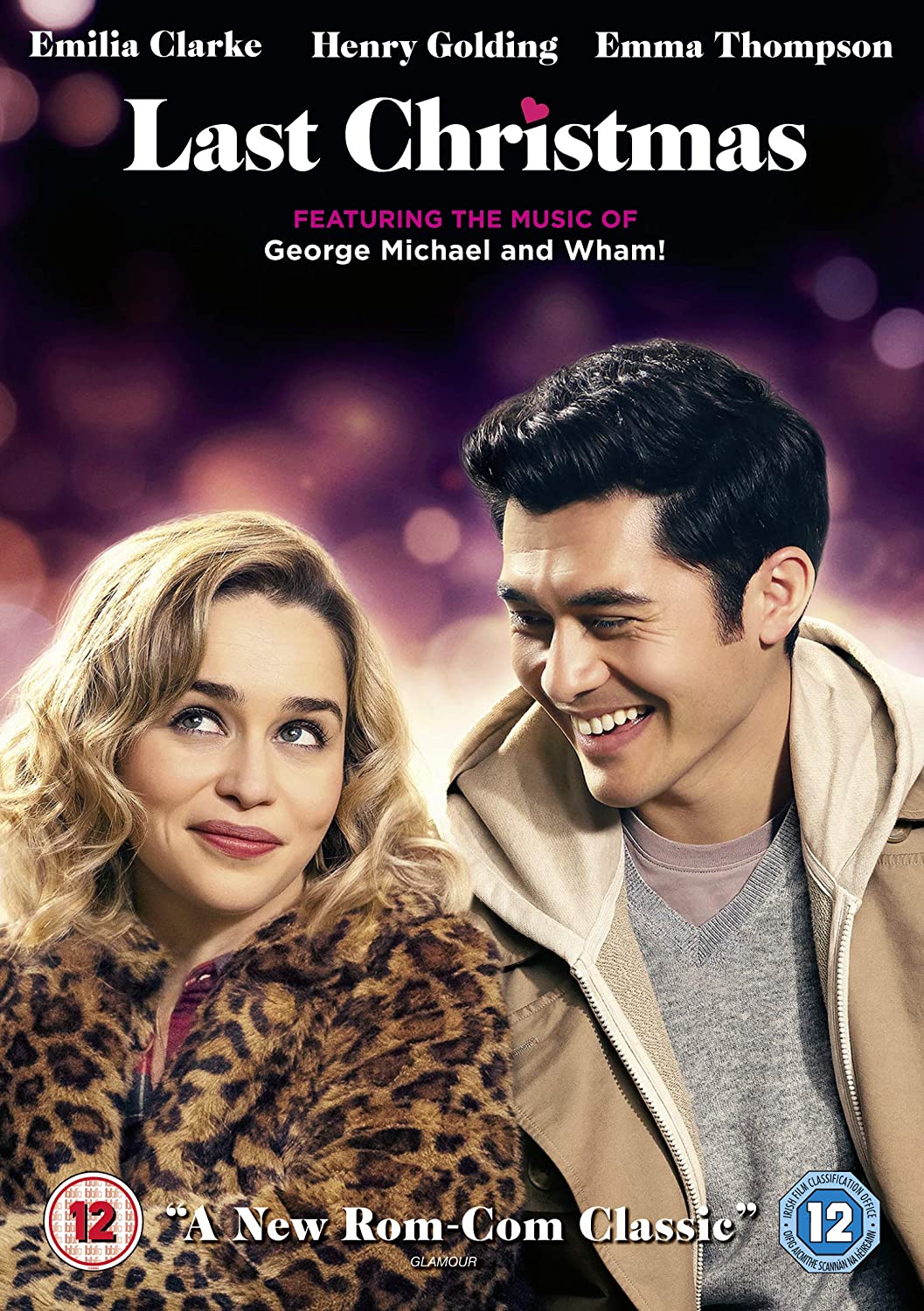 DVD cover for "Last Christmas" featuring a man and woman smiling together.