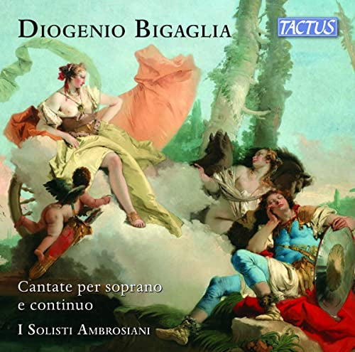 CD cover featuring a classical painting of figures in a landscape.