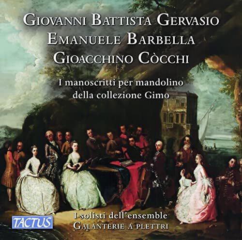 CD cover featuring a classical painting of a group in 18th-century attire.