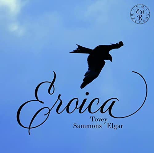 CD cover: blue gradient, silhouette of a bird, and the word “Eroica”.
