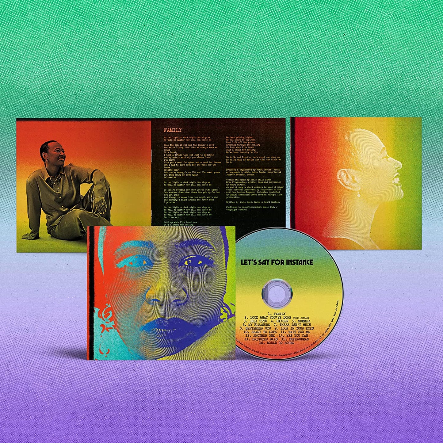 CD cover with ornate green frame, crown, and text “Rebirth.”