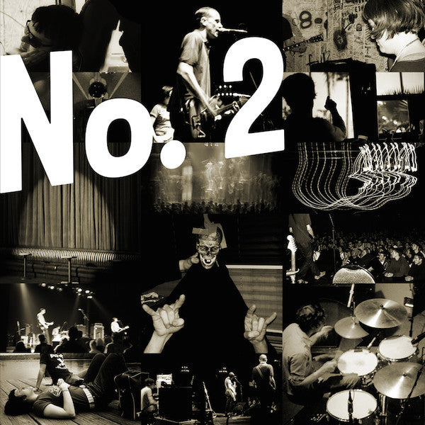 Black and white collage album cover for “No. 2 - No Memory” vinyl.