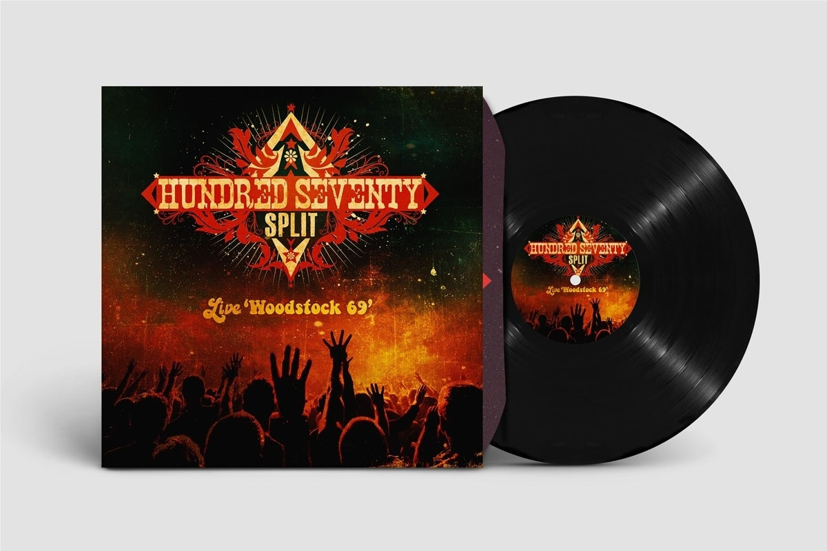 Vinyl record of live performance, "Hundred Seventy Split" from Woodstock 1969.
