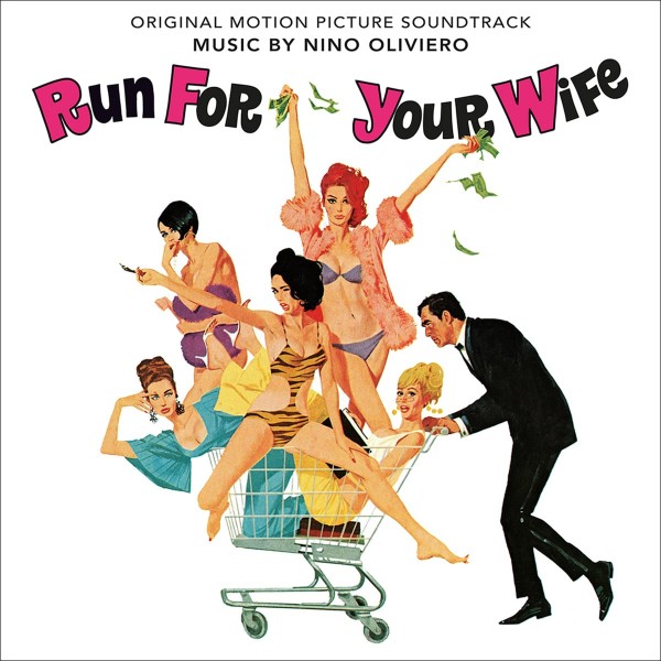 CD cover for "Run For Your Wife" soundtrack featuring women and a man.
