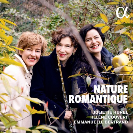 CD case for “Nature Romantique” by Juliette Hurel and Emmanuelle Ber.